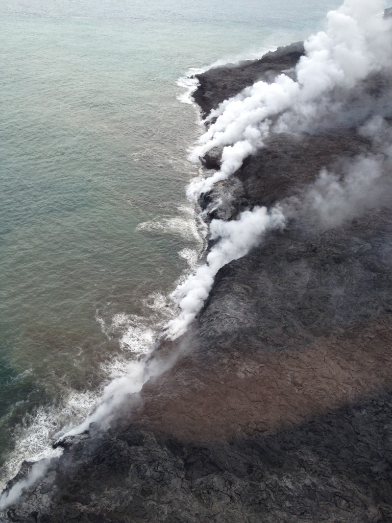 lava meets sea